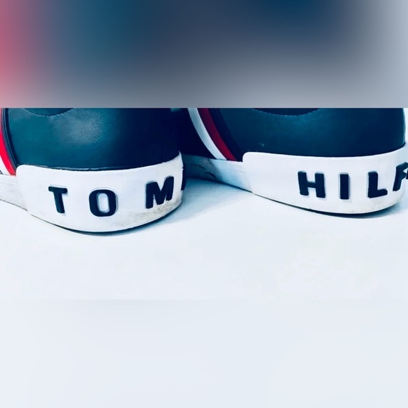 Tommy Hilfiger Ramus Sneakers, Men’s Size 11.5 in Navy Blue, Red, and White. - Picture 3 of 8